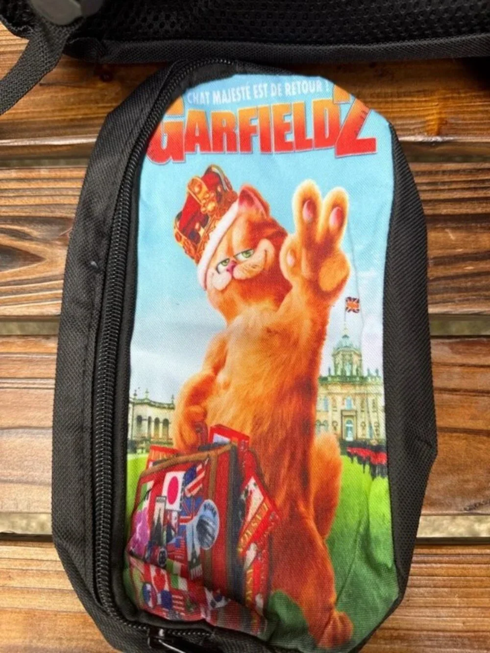 Garfield Kids Mini Backpack & Lunch Bag Set Multicolor Graphic Print Zip